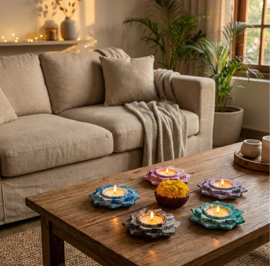 Mandala Beautiful Mandala Inspired Tea Light Candle Holders