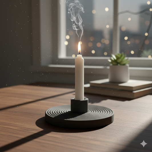 Zentra candle stick holder