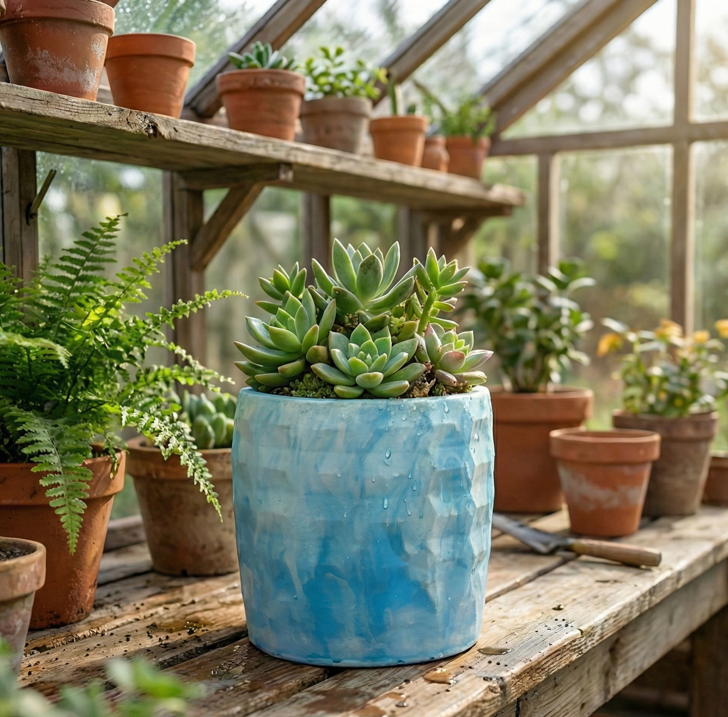 Xude Geometric Planter Cloud - Succulent Planter Or Pen Stand