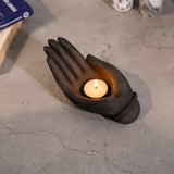 Artember - Antique Human Hand shaped tealight candle holder