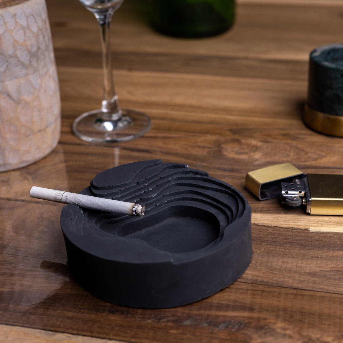 Cavash Tray Mint Marble - Unique Ashtray- A Contemporary Design, the perfect gift for friends and colleagues.