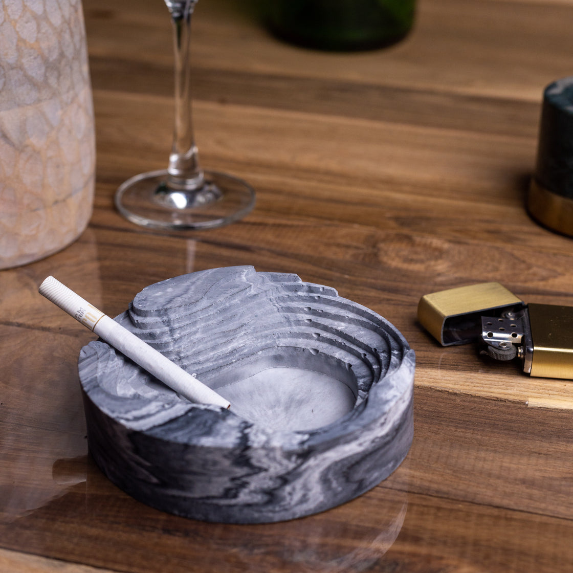 Cavash Tray Candy Marble - Unique Ashtray- A Contemporary Design, the perfect gift for friends and colleagues.