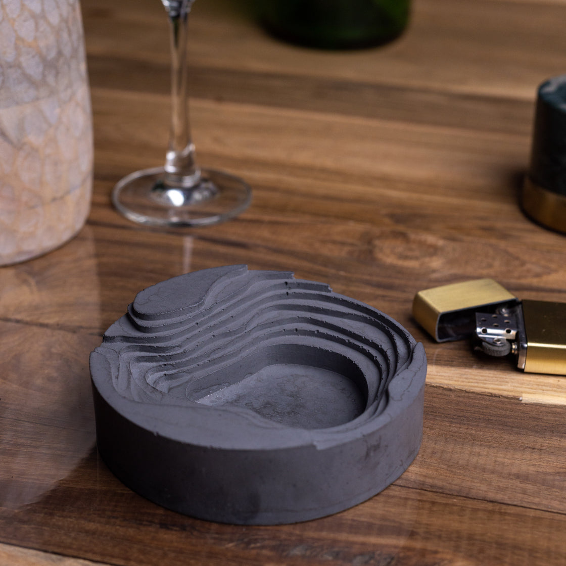 Cavash Tray Mint Marble - Unique Ashtray- A Contemporary Design, the perfect gift for friends and colleagues.