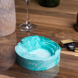 Cavash Tray Orchid Marble - Unique Ashtray- A Contemporary Design, the perfect gift for friends and colleagues.