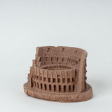 Colosseum Monument Miniature Black - Architectural Desk Accessory Paper Weight or Roman Ashtray