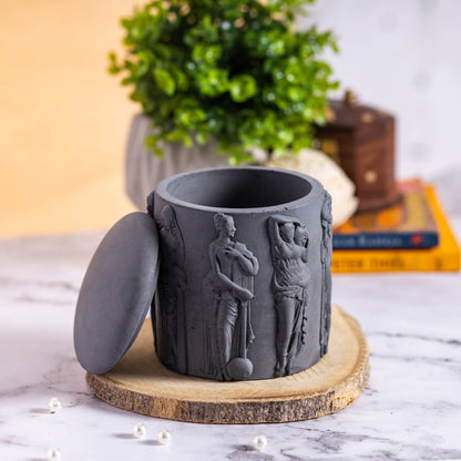 Fellah Concrete FirePit with a Lid