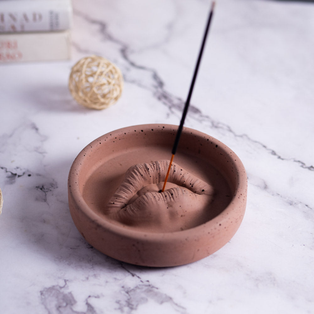 CircLip Lip-shaped Incense Stick Holder