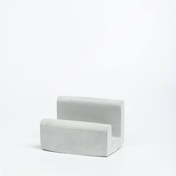 LeCardo Holder-Cement finish-Cardholder for stacking your business cards in style