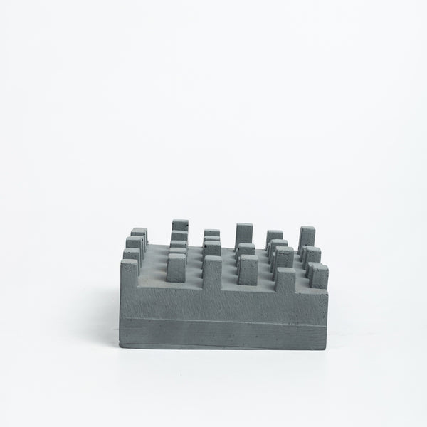 Popup Cube-Dark Concrete-Square design Sturdy Mobile Stand