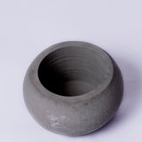 Orb Planter Cement Finish - Classic Concrete Succulent Planter in lively earthy colours, perfect for home decor & gifting.