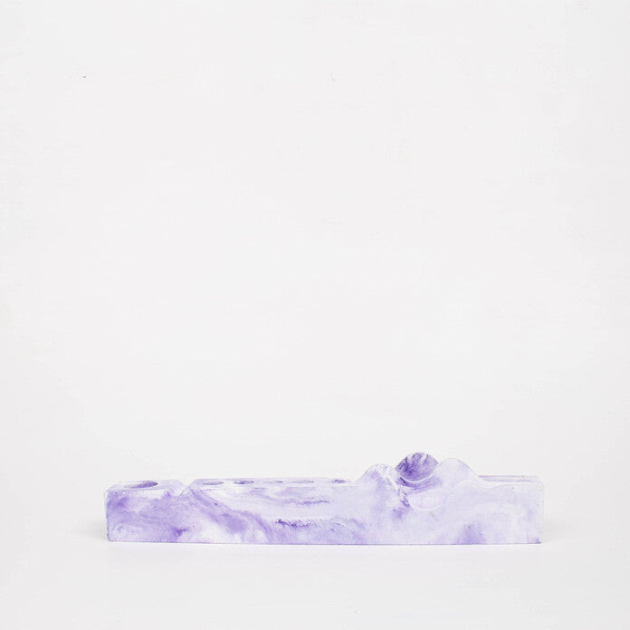 Wavearranger-Orchid Marble-Contemporary design Pen Holder for keeping your most important pens