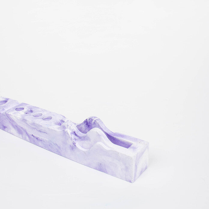 Wavearranger-Orchid Marble-Contemporary design Pen Holder for keeping your most important pens