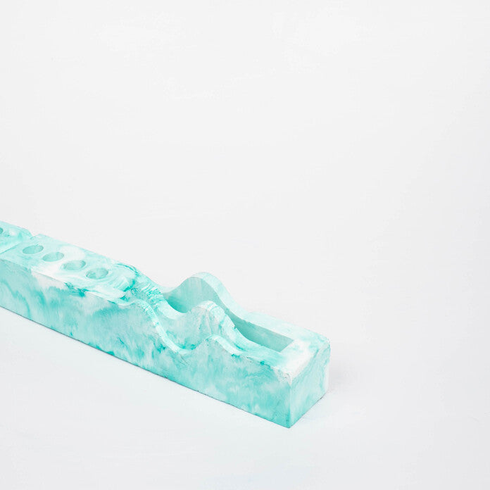 Wavearranger-Mint Marble-Contemporary design Pen Holder for keeping your most important pens