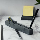 Wavearranger-Dark Concrete-Contemporary design Pen Holder for keeping your most important pens