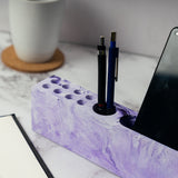 Rectarranger-Orchid Marble-Rectangular desk organizer for home and office