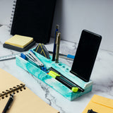 Trough Organiser-Cement finish-Cardholder and pen stand