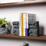 Hercule - Dark Concrete Set of 2 Bookends Hercule Shaped bookend can be used as a decor piece or for your home library, bookshelf.