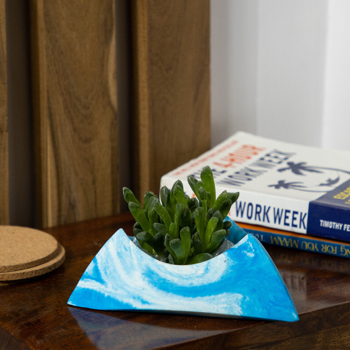 Tricle-Candy Marble-Circular Triangle Shaped Planter