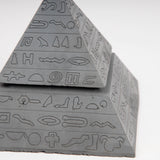 The Pyramid of Giza Dark Concrete - Egyptian Style Concrete Ashtray with Lid