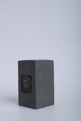 Big Cat-Dark Concrete-Lion-headed paper weight for your work desk, Contemporary Design- perfect for gifting to Leos