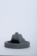 NewTennessee Mountain Dark Concrete-Mountain themed showpiece for work and home decor, perfect for gifting