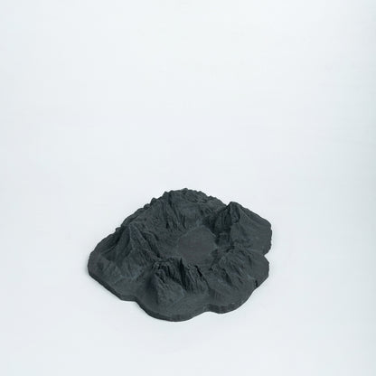 Alpine Black Snowcapped Mountains- makes for a lovely decor piece and an ashtray