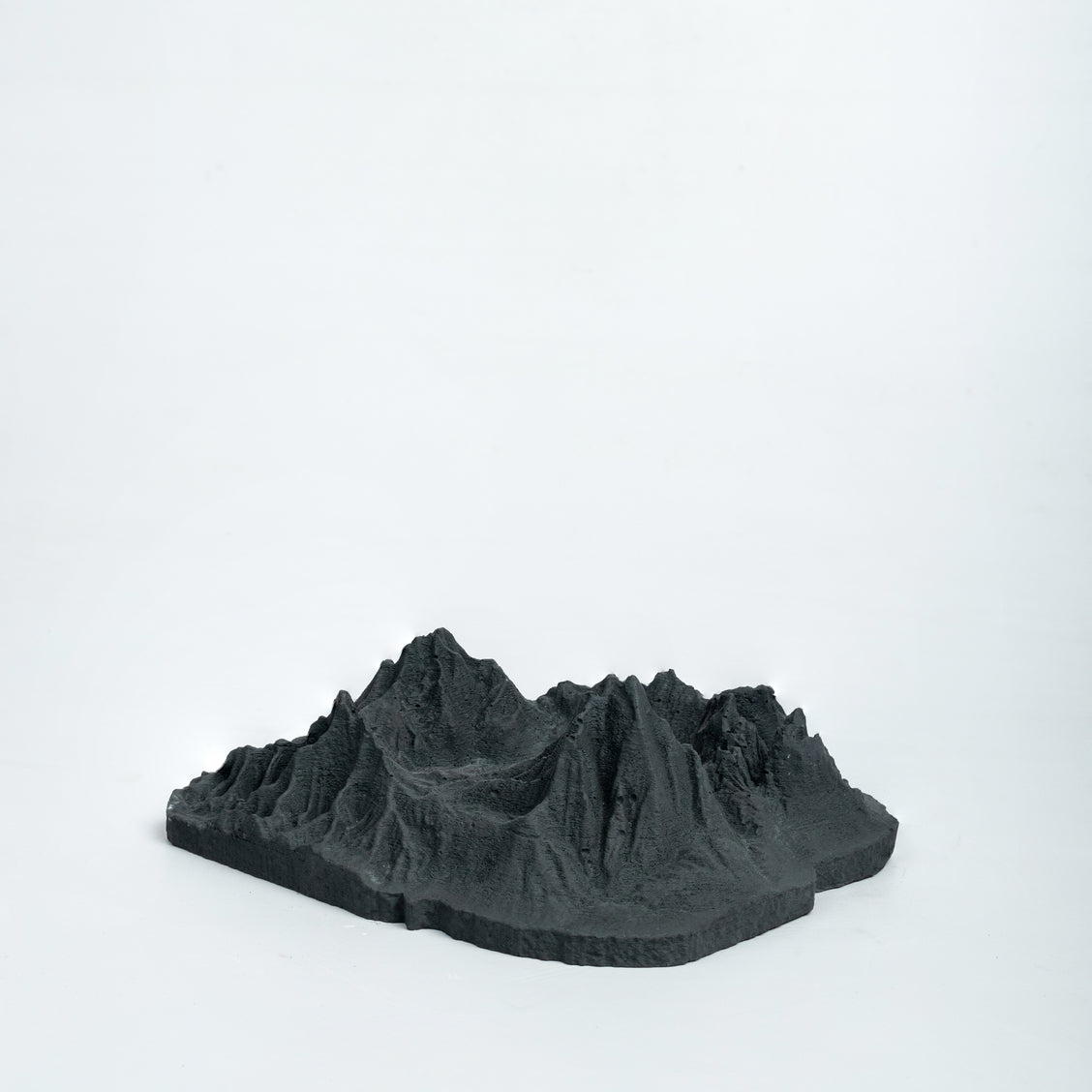 Alpine Black Snowcapped Mountains- makes for a lovely decor piece and an ashtray