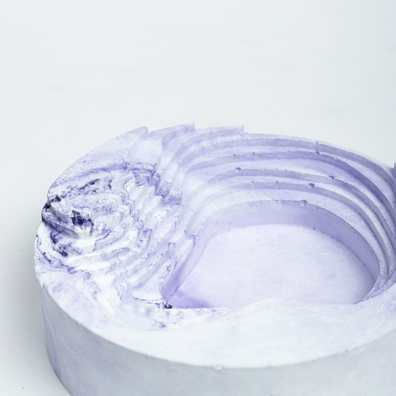 Cavash Tray Orchid Marble - Unique Ashtray- A Contemporary Design, the perfect gift for friends and colleagues.