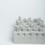 Popup Cube-Cement Finish-Square design Sturdy Mobile Stand