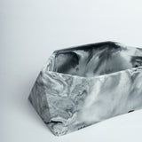 Trapez-Nero Marble-Irregular hexagon-shaped Faceted planter