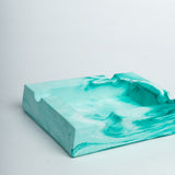 New Rectashtray Mint Marble- Sleek and contemporary design Ashtray