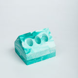 Cabana Stand- Mint Marble-Pencil Stand