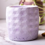 Xude Geometric Planter Orchid Marble - Succulent Planter Or Pen Stand