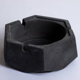 Hextray Cement Finish - Hexagonal Geometric Ashtray for Indoor, Outdoor, Car, Office or Home Decor