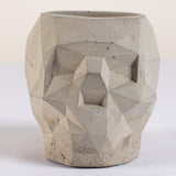 Skull Terracotta - Unique geometric skull shaped 3D pointed planter / Paperweight for Home & Office
