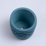 Camber Planter Midnight Blue - Designer Planter for Succulents or Small Size plants