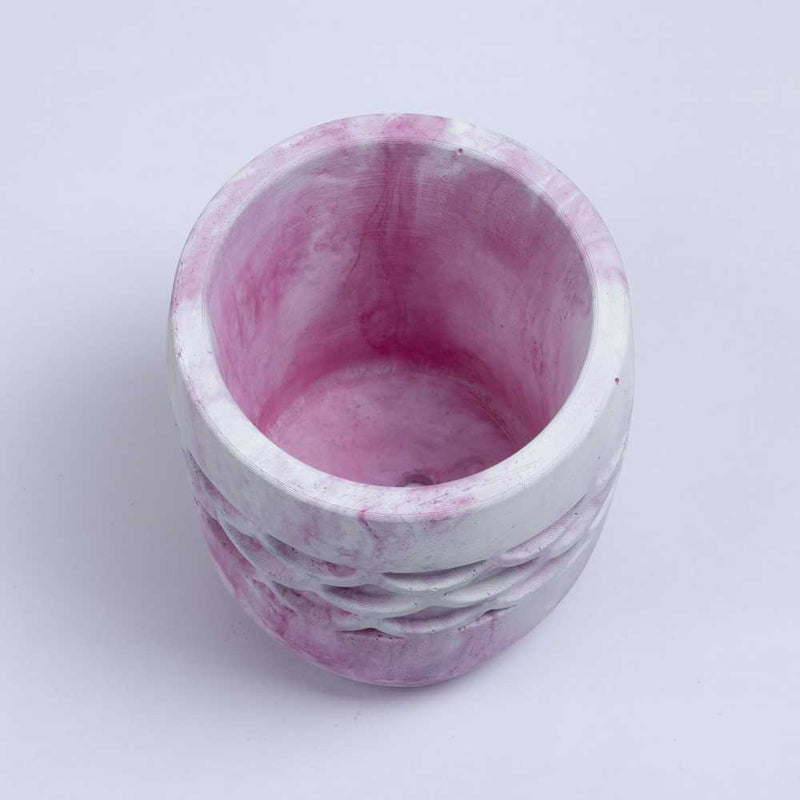 Camber Planter Candy Marble - Designer Planter for Succulents or Small Size plants