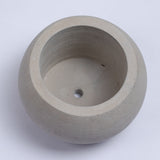 Orb Planter Cement Finish - Classic Concrete Succulent Planter in lively earthy colours, perfect for home decor & gifting.
