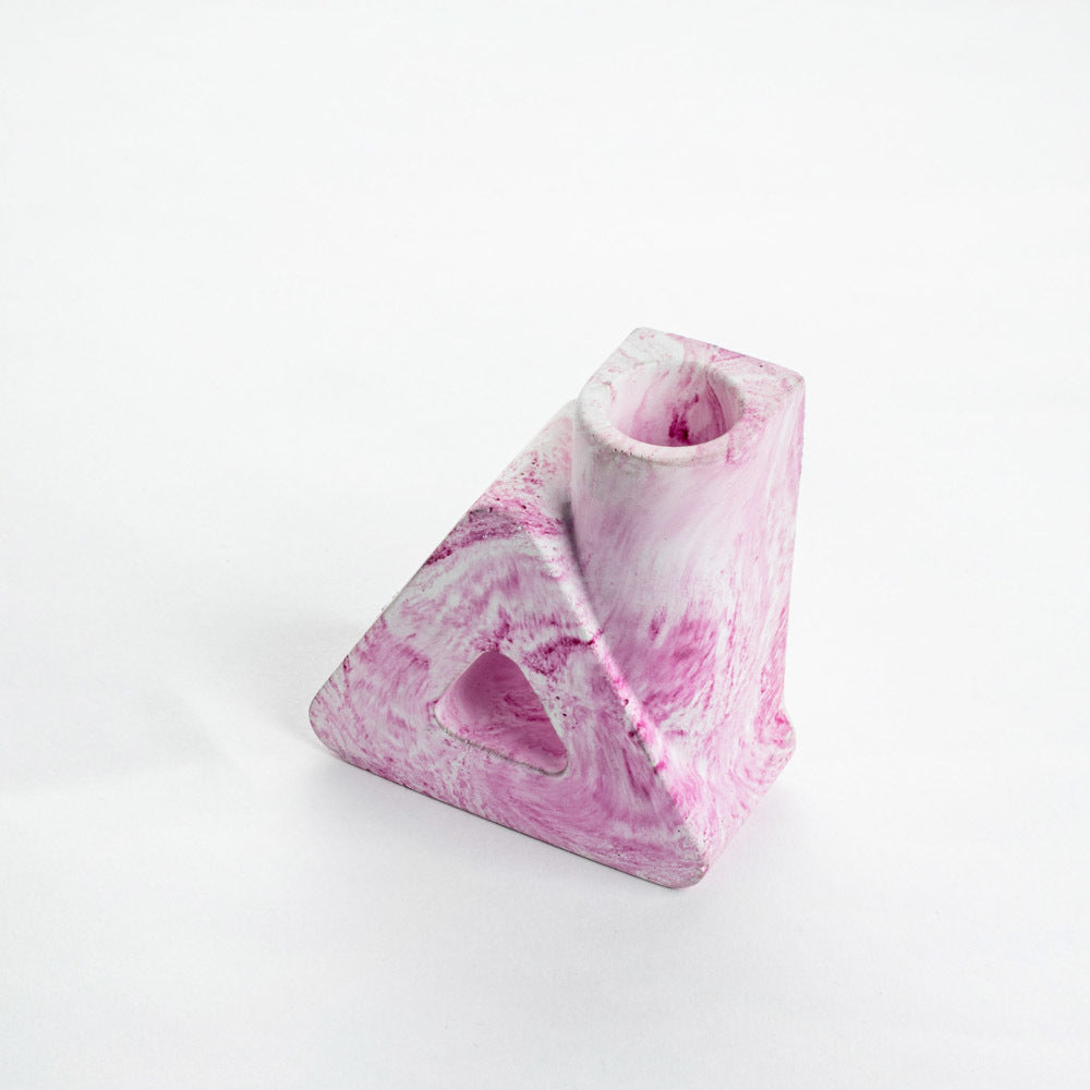 Trimney- Aesthetic Candle Holder made in concrete- elegant and minimal appeal