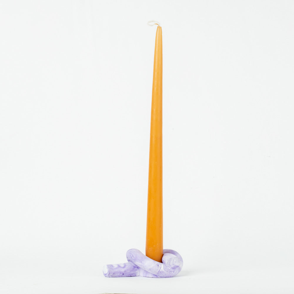 Knot- Contemporary Candle Holders in a sought-after monochromatic color palette