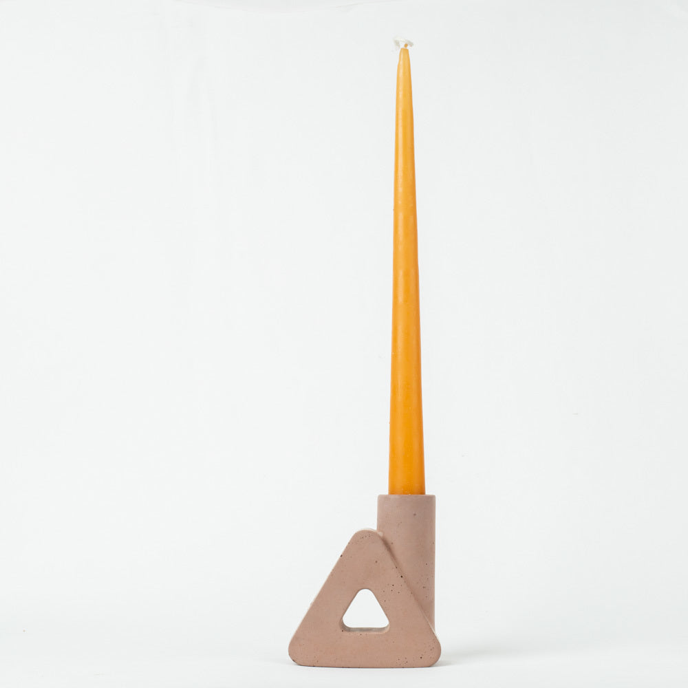 Trimney- Aesthetic Candle Holder made in concrete- elegant and minimal appeal