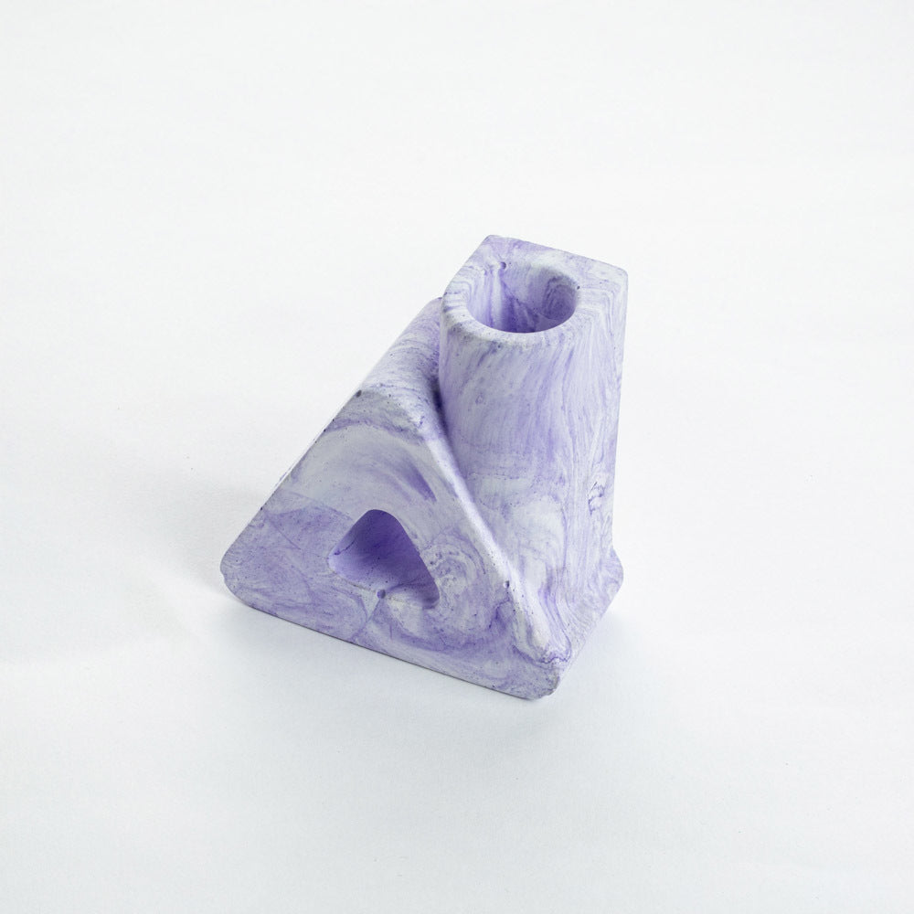 Trimney- Aesthetic Candle Holder made in concrete- elegant and minimal appeal