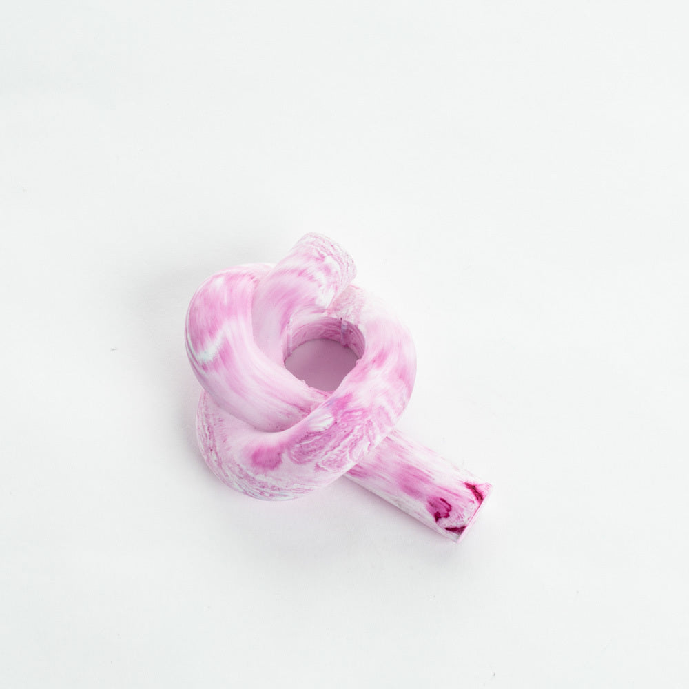 Knot- Contemporary Candle Holders in a sought-after monochromatic color palette