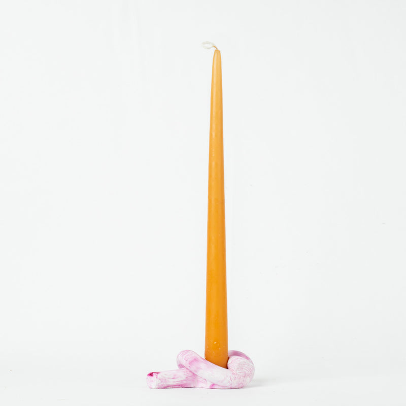 Knot- Contemporary Candle Holders in a sought-after monochromatic color palette